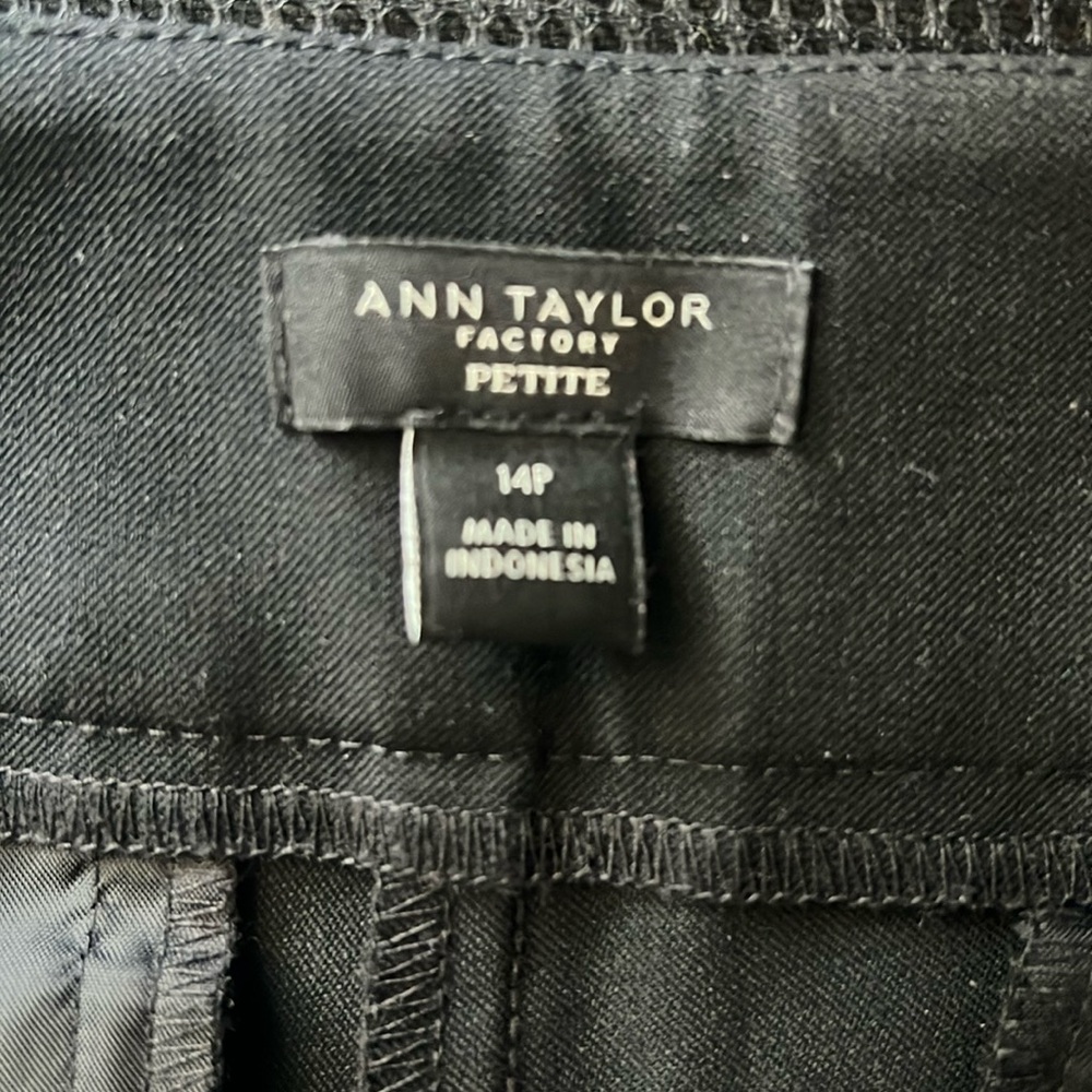 Ann Taylor black slacks (worn once).